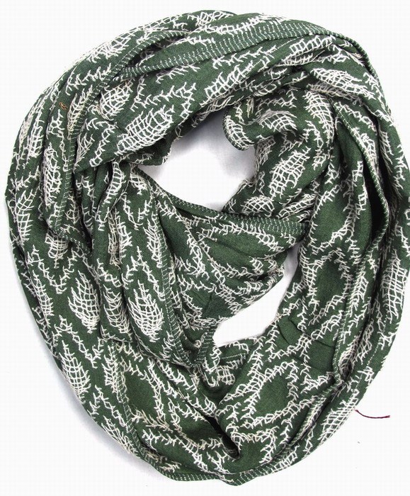 YLhighton Embroidery infinity scarf,loop circle scarf,infinity scarve