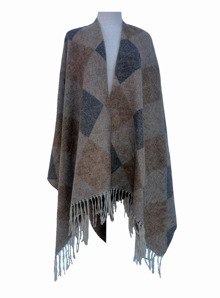 YLhighton Women's Open Front Poncho Cape Wrap Topper Cardigan Shawls
