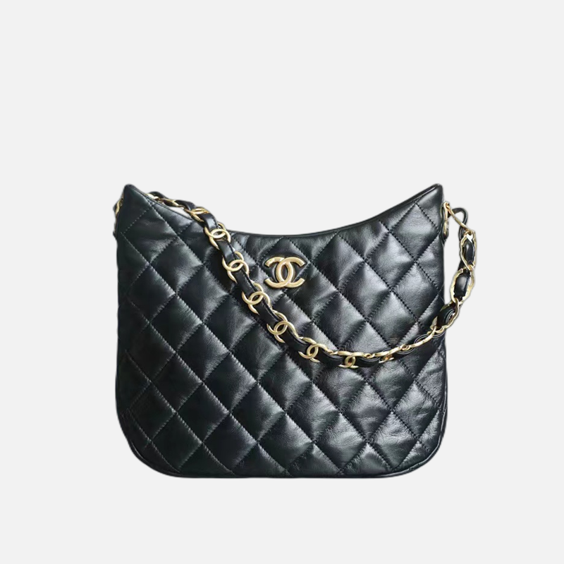 Chanel Hippie Bag Large Black,Borsa