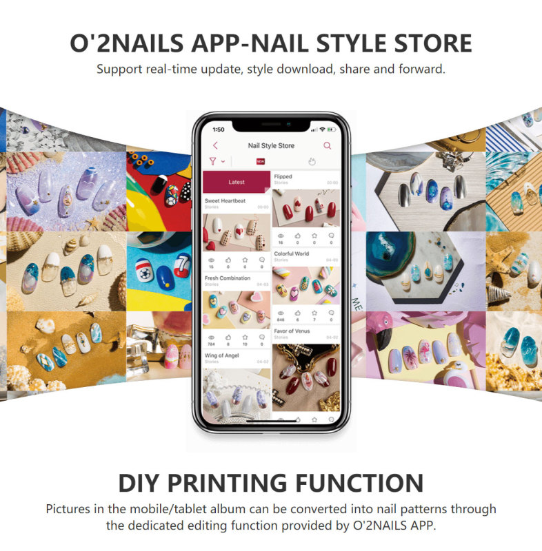 Classic Mobile Nail Printer X11 Nail Art Printing Machine for Nail Salon Commercial Use