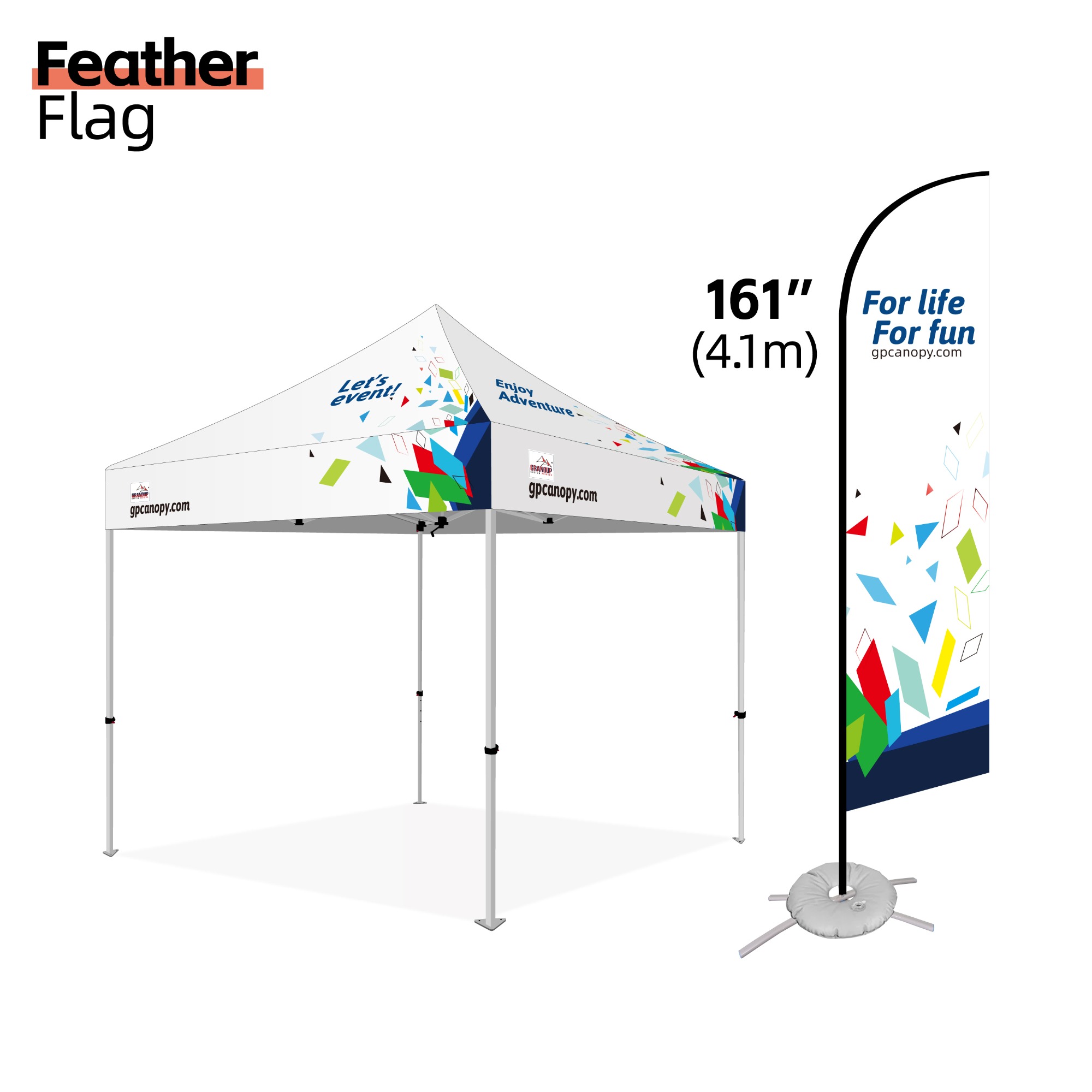 Custom Print Feather Flag / Teardrop Flag