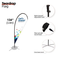 Custom Print Feather Flag / Teardrop Flag