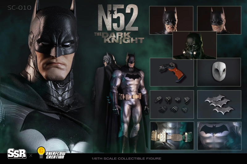 SSR Toys N52 DARK KNIGHT 1/6th Scale Action Figure
