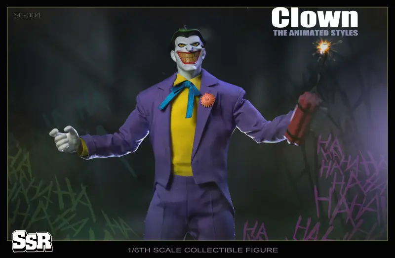 SSR Toys THE ANIMATED STYLES CLOWN 1/6th Scale Action Figure
