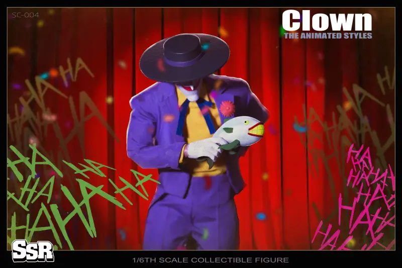 SSR Toys THE ANIMATED STYLES CLOWN 1/6th Scale Action Figure