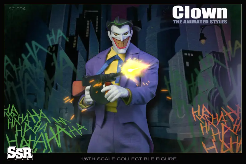 SSR Toys THE ANIMATED STYLES CLOWN 1/6th Scale Action Figure