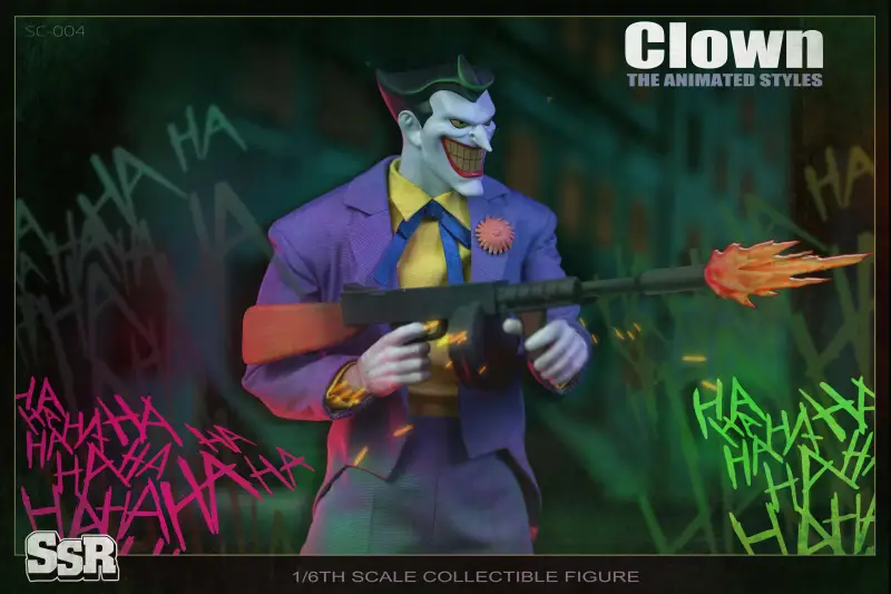 SSR Toys THE ANIMATED STYLES CLOWN 1/6th Scale Action Figure