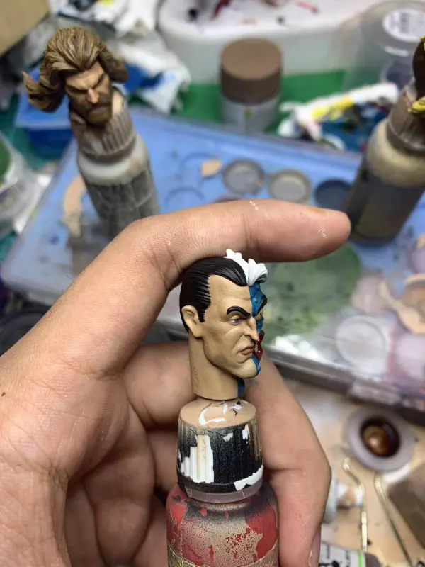 The Animated Style Two-Face 1/12th Headsculpt
