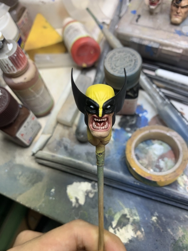 Wolverine Angry 1/12th Headsculpt