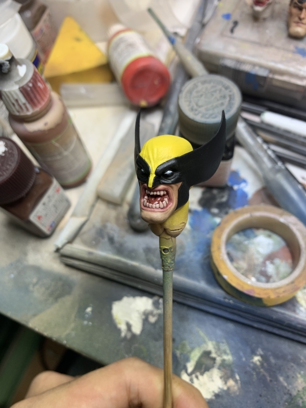 Wolverine Angry 1/12th Headsculpt