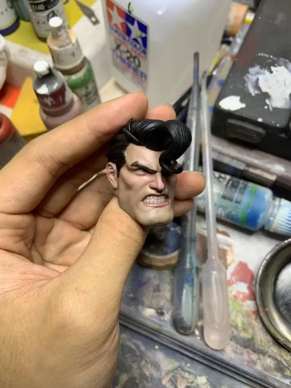 TDKR Superman Angry 1/6th Headsculpt