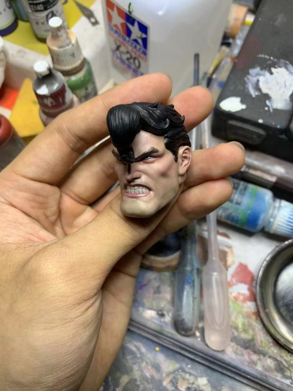 TDKR Superman Angry 1/6th Headsculpt