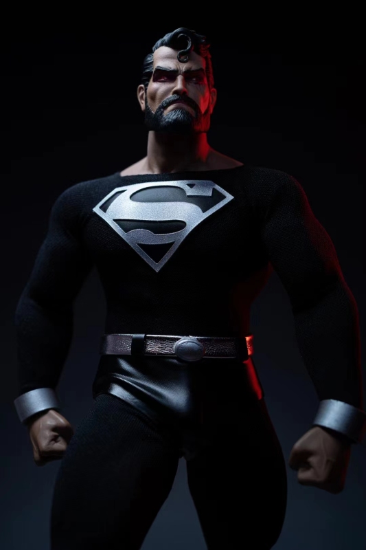 SSR Toys Black Superman 1/6th Scale Action Figure