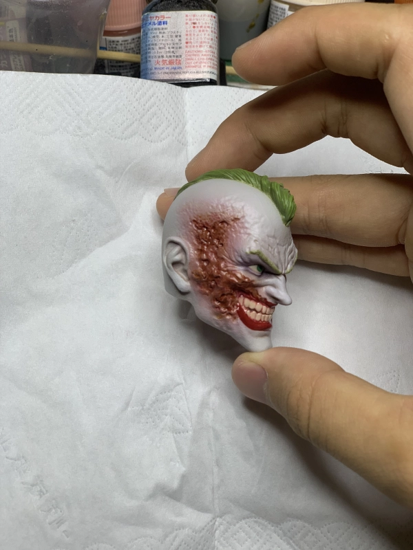 End Game Joker 1/6th Headsculpt Burn Ver.