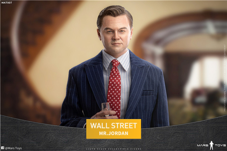 New Mars Toys MAT007 WallStreet 1/6 Leonardo DiCaprio 12" Action Figure In Stock