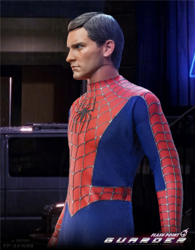 New Flash Point FP-22168B 1/6 Spider-man Peter Parker Tobey Maguire 12" in stock