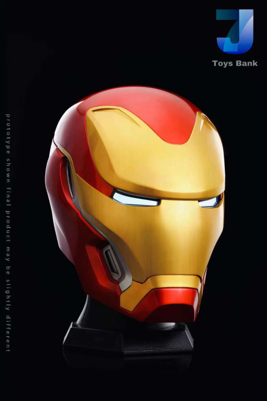 7J toy bank, Prop Series 1/1mark 50 MK50 Iron Man helmet, wearable In Stock