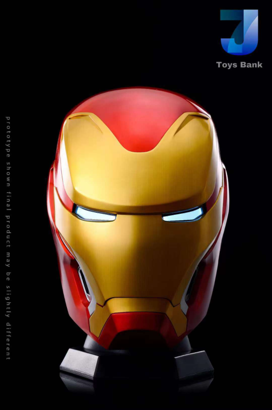 7J toy bank, Prop Series 1/1mark 50 MK50 Iron Man helmet, wearable In Stock