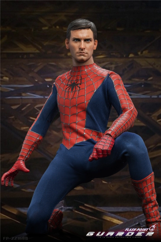 New Flash Point FP-22168B 1/6 Spider-man Peter Parker Tobey Maguire 12" in stock