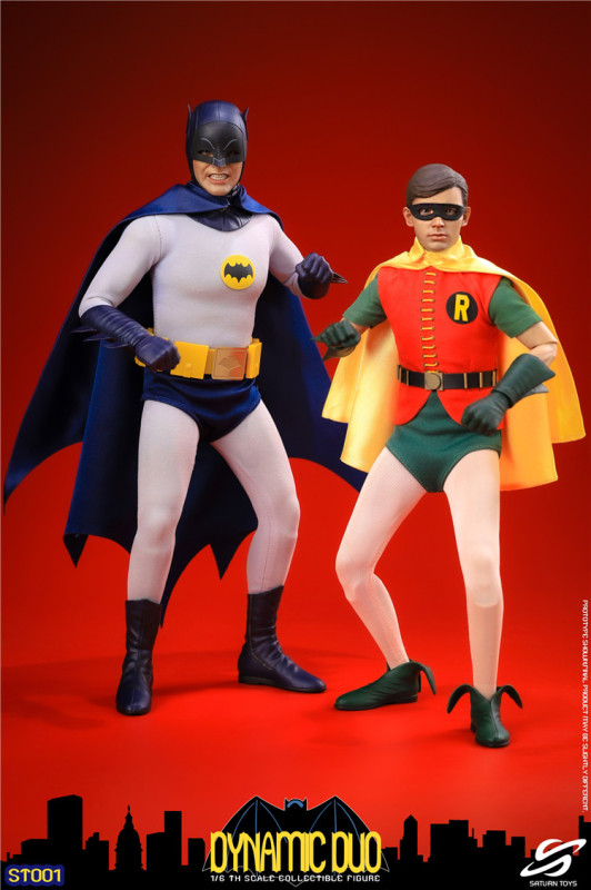 Saturn Toys ST001 1/6 Dynamic Duo 1966 Collectible Male Action Figure Model Toys