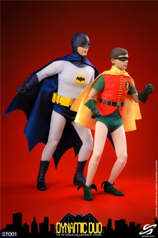 Saturn Toys ST001 1/6 Dynamic Duo 1966 Collectible Male Action Figure Model Toys