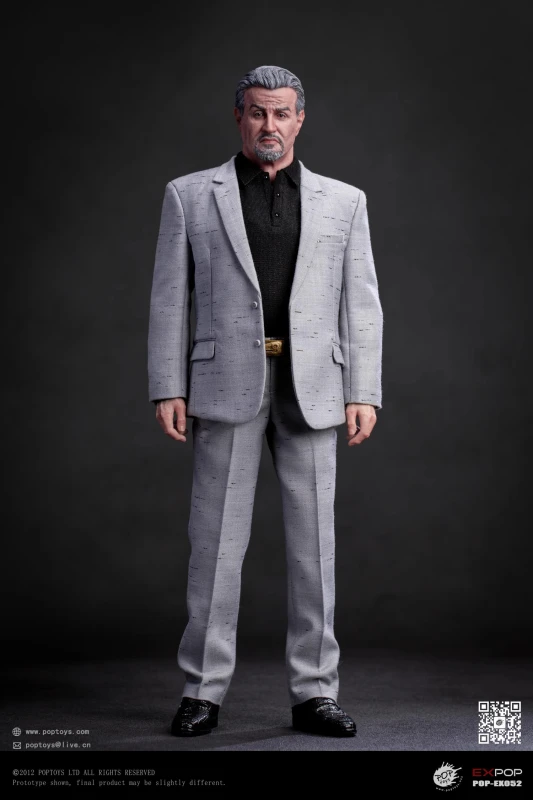 In Stock New POPTOYS EX-052 1/6 The King of Gangs Sylvester 1/6 Action Figure
