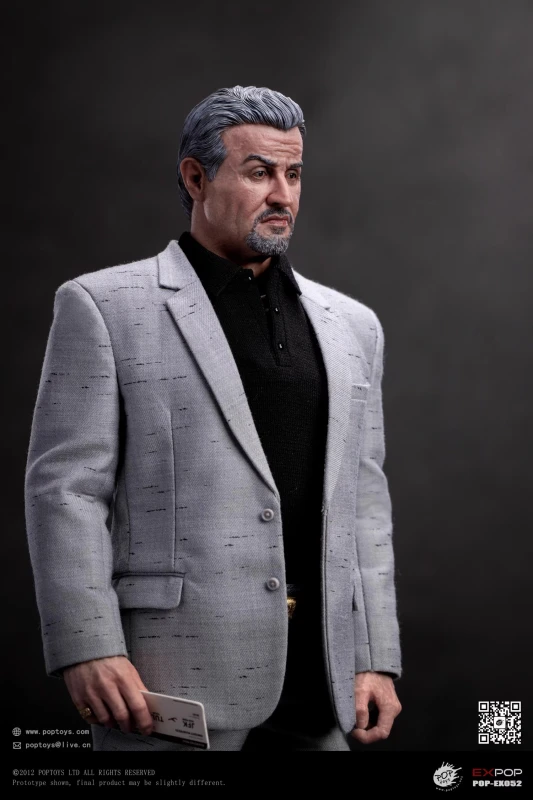 In Stock New POPTOYS EX-052 1/6 The King of Gangs Sylvester 1/6 Action Figure