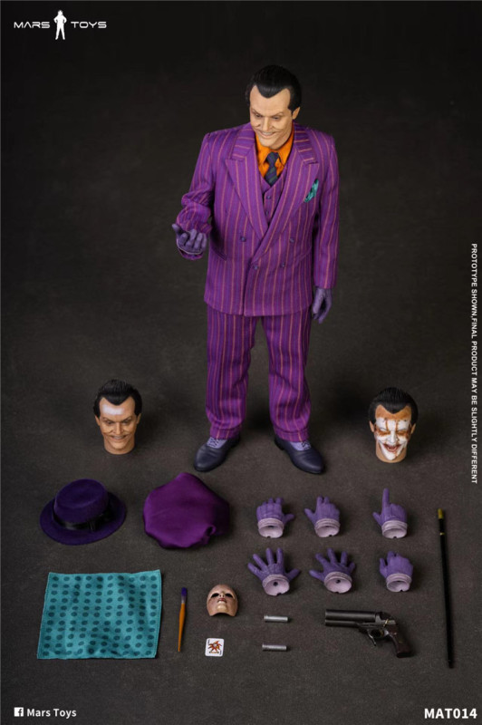 Mars Toys 1/6 MAT014 Mr.J Joker Action Figure Model In Stock