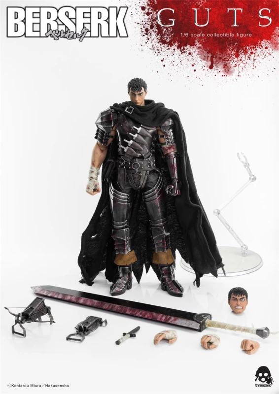 New ThreeZero 3Z06750W0 1/6 BERSER Guts Collectible Action Figure In Stock