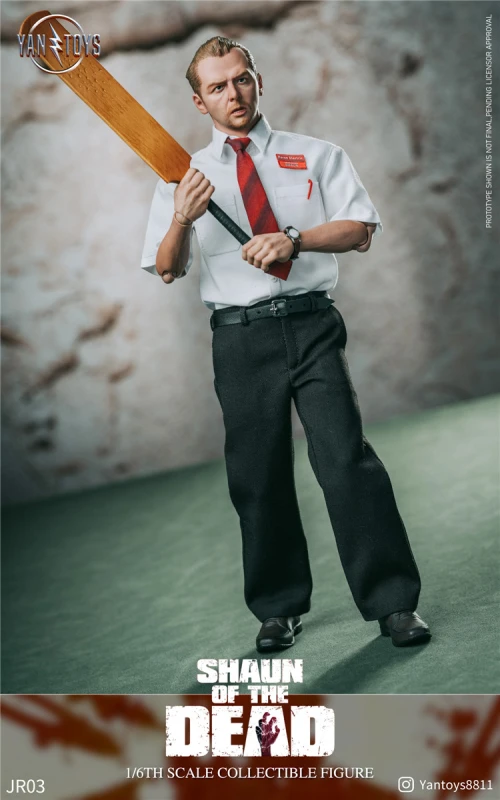 YANTOYS JR03 1/6 Shaun of the Dead Action figure INSTOCK