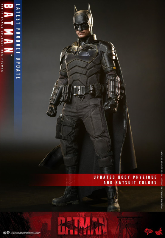 Hot Toys MMS638 THE BATMAN 1/6 Regular Version Action Figure In Stock