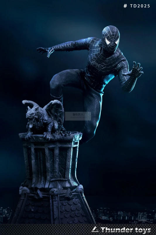 In Stock Thunder Toys TD2025A 1/6 Variant Black SpiderMan 12" Action Figure Male