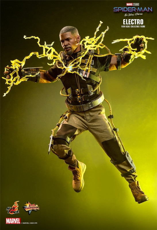 Hot Toys MMS644 SPIDER-MAN: NO WAY HOME 1/6 ELECTRO Action Figure In Stock New