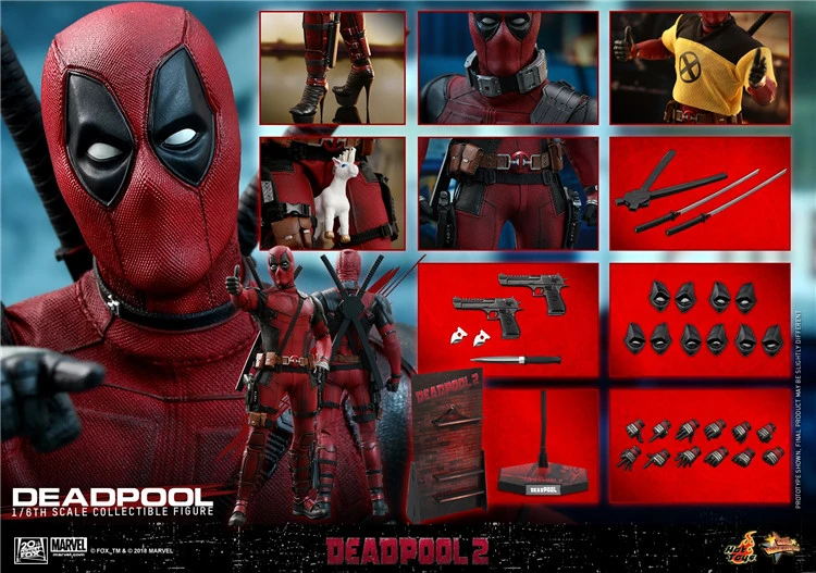 New Hot Toys MMS490 Deadpool 2 New 1/6 Figure 2.0