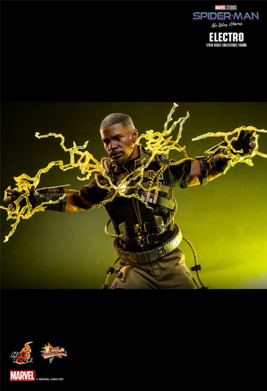 Hot Toys MMS644 SPIDER-MAN: NO WAY HOME 1/6 ELECTRO Action Figure In Stock New