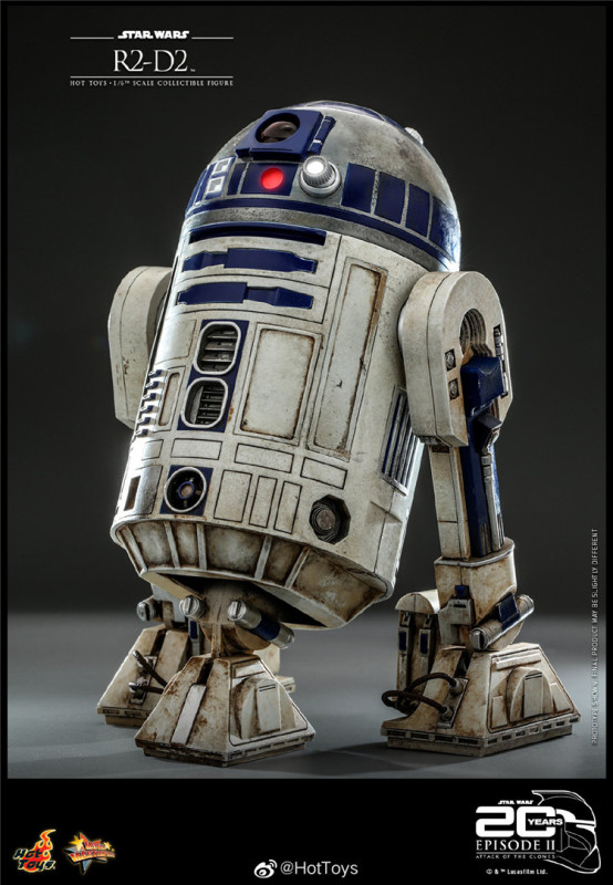 New Hot Toys MMS651 STAR WARS II: ATTACK OF THE CLONES 1/6 R2-D2 R2D2 Figure