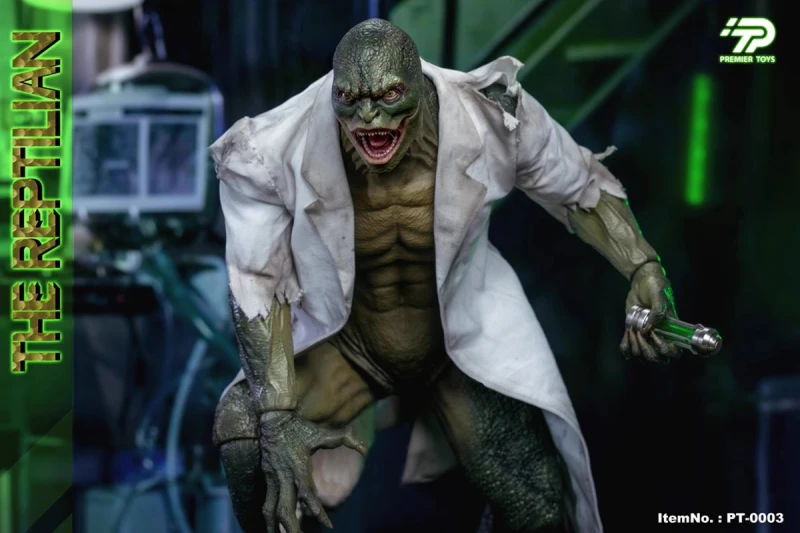 New PREMIER TOYS PT-0003A 1/6 The Reptilian The Lizard Dr. Connors in stock