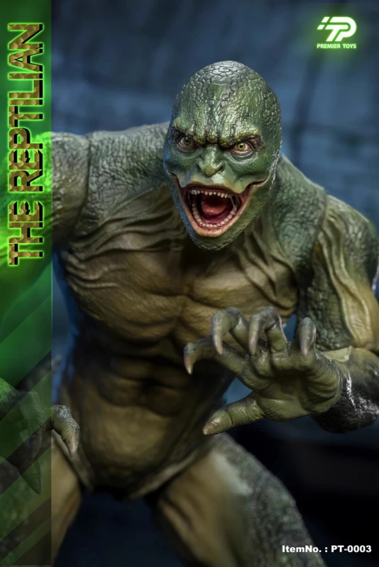 New PREMIER TOYS PT-0003A 1/6 The Reptilian The Lizard Dr. Connors in stock