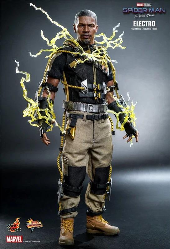 Hot Toys MMS644 SPIDER-MAN: NO WAY HOME 1/6 ELECTRO Action Figure In Stock New