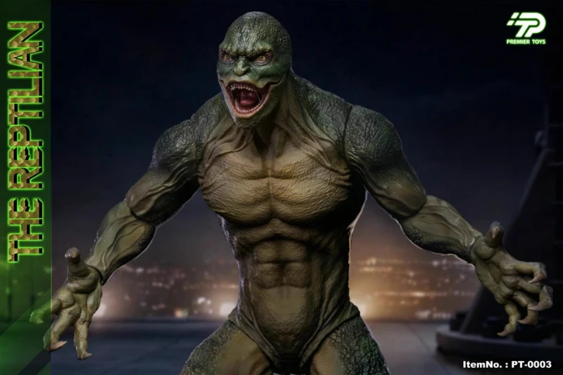 New PREMIER TOYS PT-0003A 1/6 The Reptilian The Lizard Dr. Connors in stock