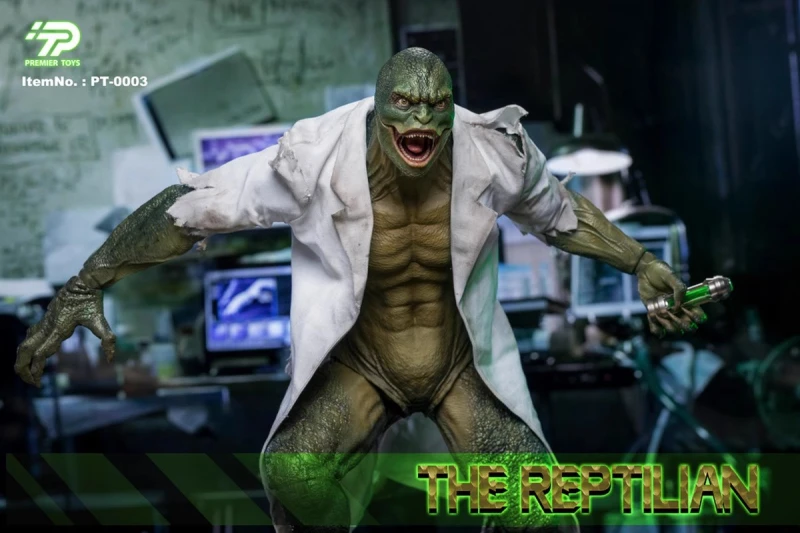 New PREMIER TOYS PT-0003A 1/6 The Reptilian The Lizard Dr. Connors in stock