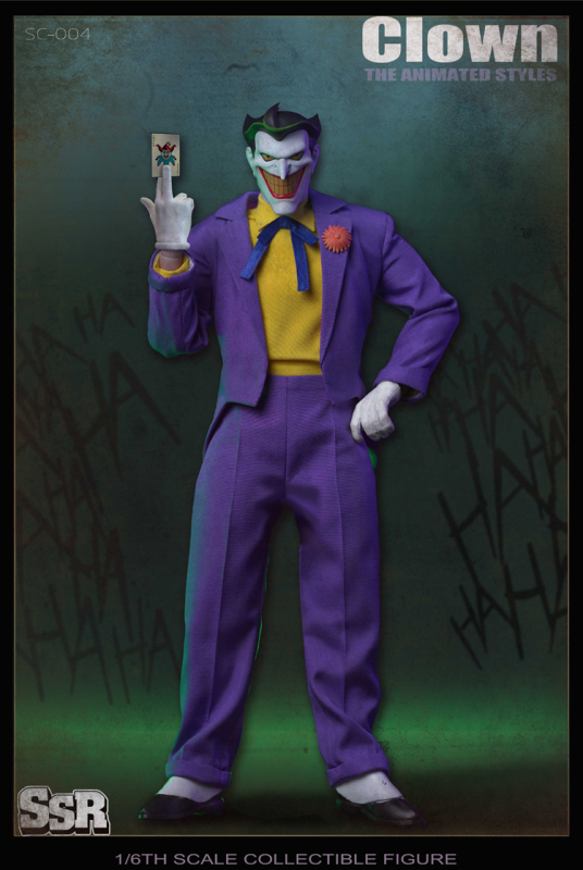 In Stock New SSRTOYS SSC004 1/6 Joker The Animated Clown 12" Action Figure Model