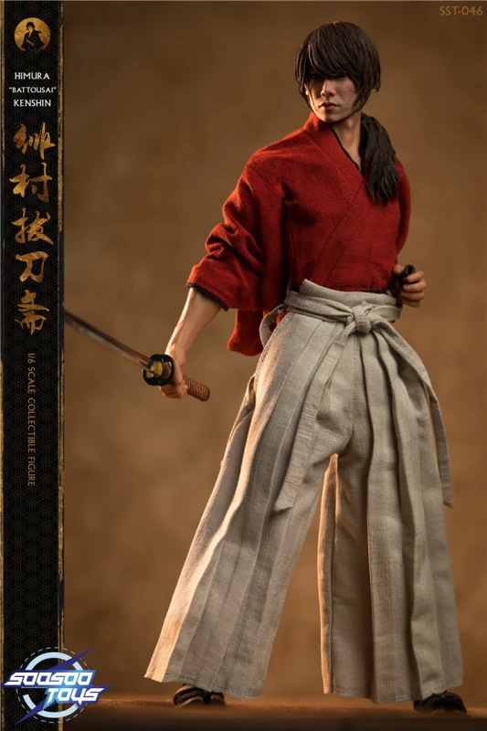 INSTOCK Soosootoys SST046 1/6 Japanese Samurai Satoh Takeru Action Figure Doll