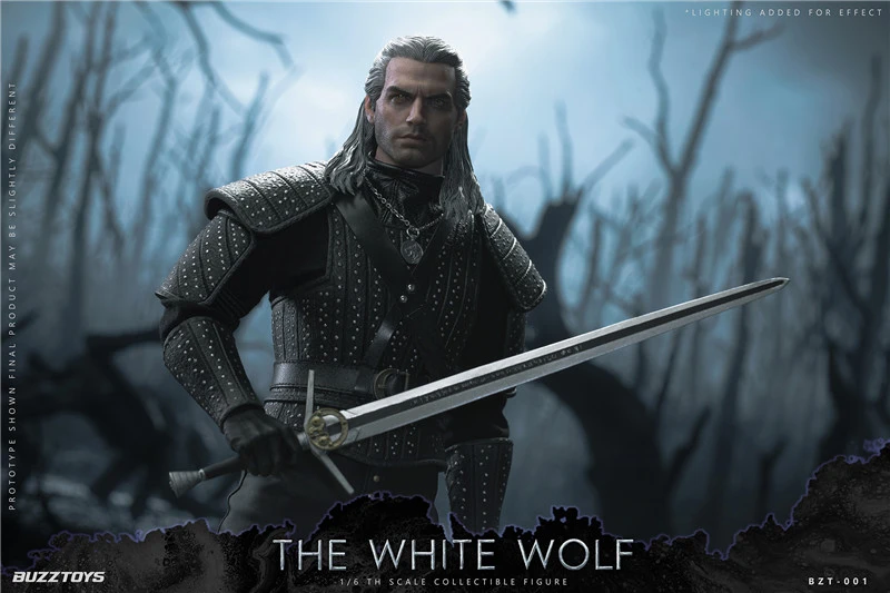 BUZZTOYS 1:6 BUZ001 The White Wolf Geralt Henry Cavill 12" IN STOCK