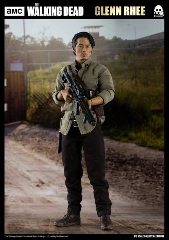 THREEZERO Glen Rhee DELUXE Ver. 1/6 Action Figure Full Set AMC The Walking Dead