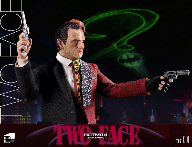 In Stock ToyzTruboStudio TTS-001 Batman Forever Two Face 1/6 Figure Double Heads