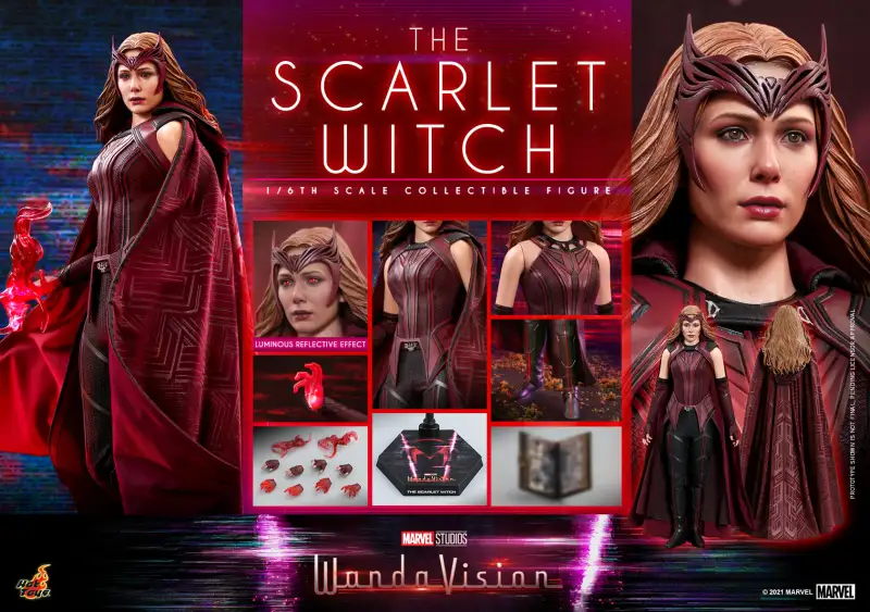 Hot Toys TMS036 WandaVision Scarlet Witch 1/6 12 inch Action Figure NEW