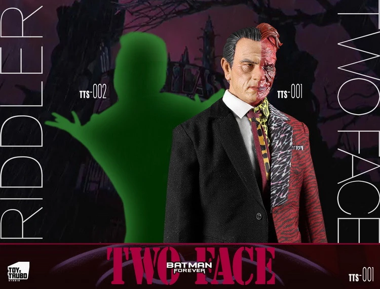 In Stock ToyzTruboStudio TTS-001 Batman Forever Two Face 1/6 Figure Double Heads