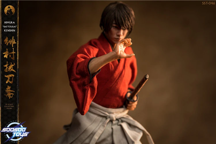 INSTOCK Soosootoys SST046 1/6 Japanese Samurai Satoh Takeru Action Figure Doll
