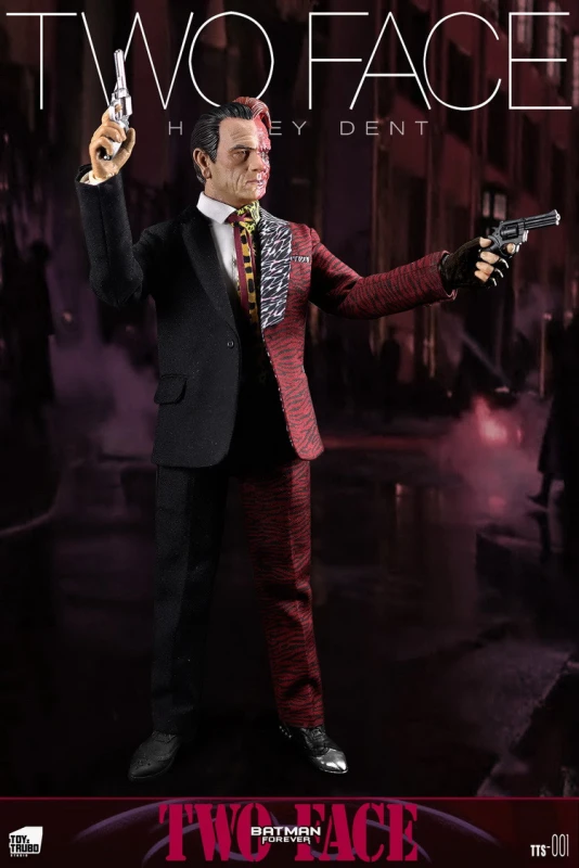 In Stock ToyzTruboStudio TTS-001 Batman Forever Two Face 1/6 Figure Double Heads